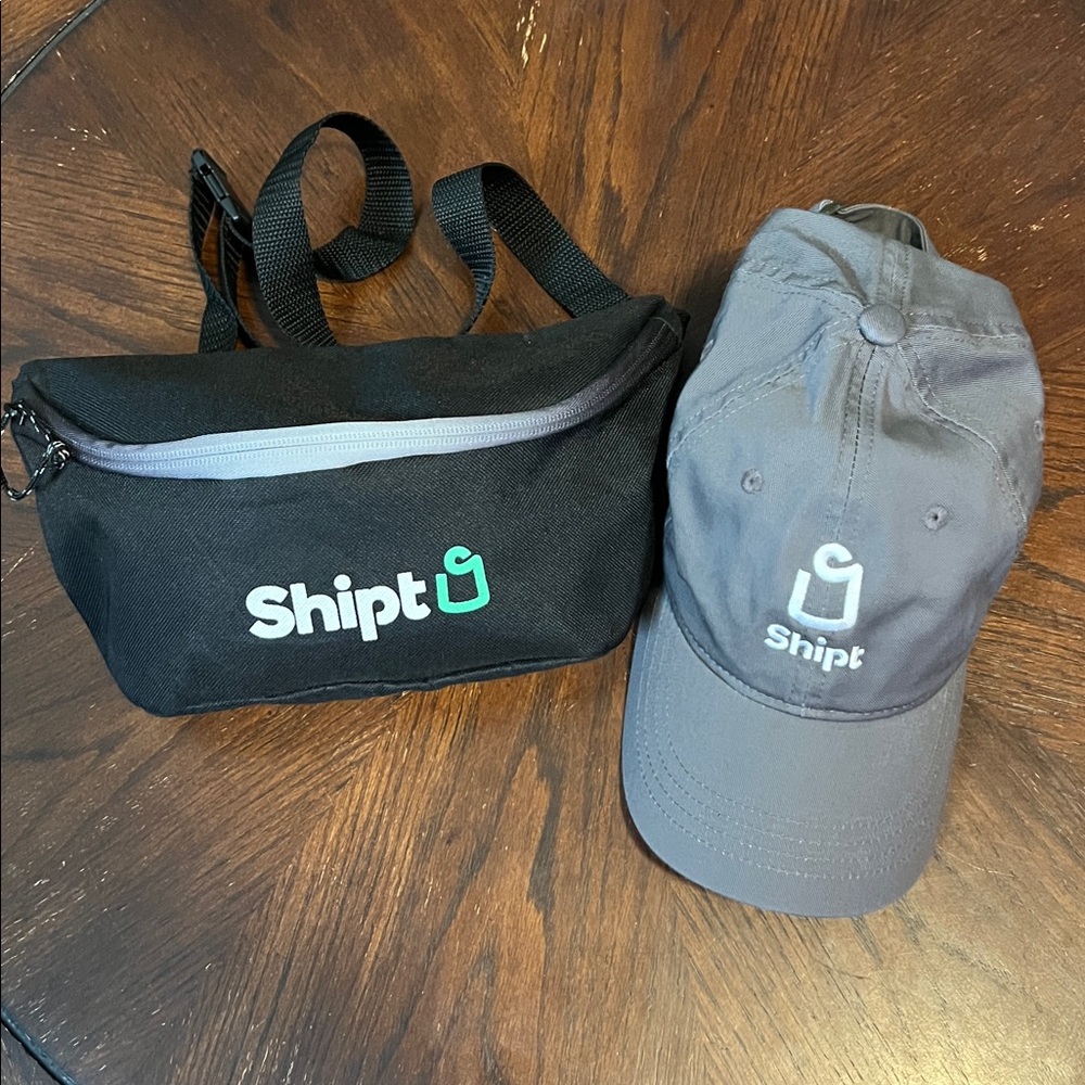 Shipt Shopper Swag Lot Waist Belt & Ball Cap Adjustable Baseball Cap Hat NWOT